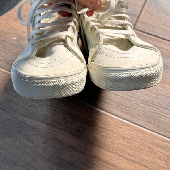 VANS Save Our Planet x Sk8-High Tops Women’s Size 7 Men’s 5.5 Sneakers Globe - Picture 10 of 10